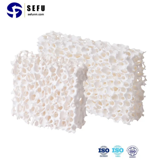 Porous Alumina Foam Ceramic Filter Plate for Aluminum Foundry Casting